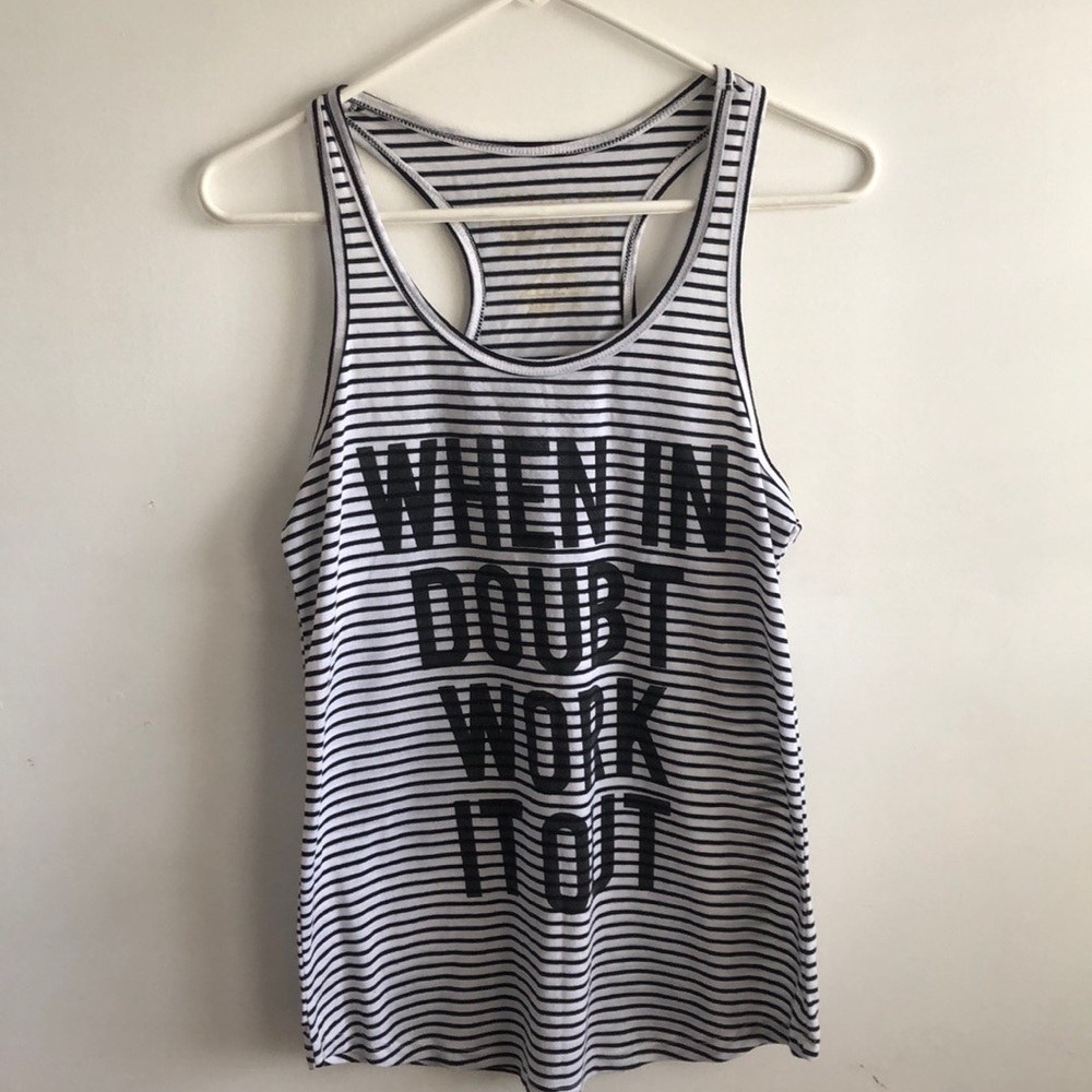 When In Doubt Workout Tank